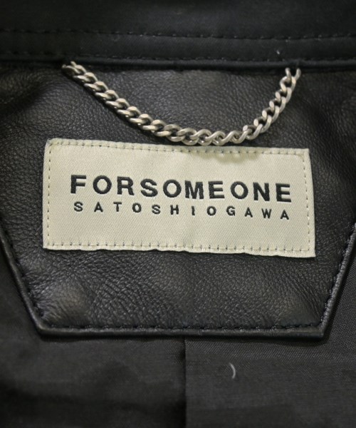 FORSOMEONE（フォーサムワン）トレンチコート 黒 サイズ:-(M位) メンズ/2200629370012