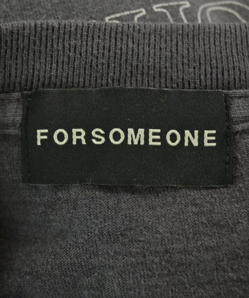 FORSOMEONE（フォーサムワン）Tシャツ・カットソー グレー サイズ:46(M位) メンズ/2200681996168