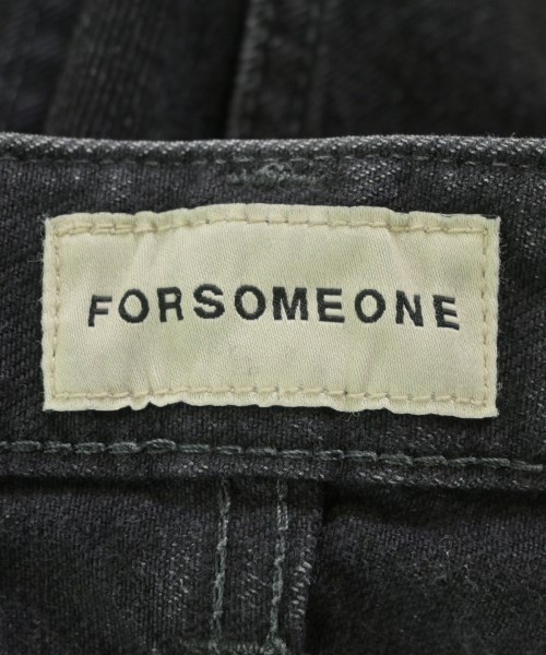 FORSOMEONE（フォーサムワン）デニムパンツ 黒 サイズ:46(M位) メンズ/2200696102332
