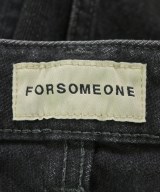 FORSOMEONE（フォーサムワン）デニムパンツ 黒 サイズ:46(M位) メンズ/2200696102332