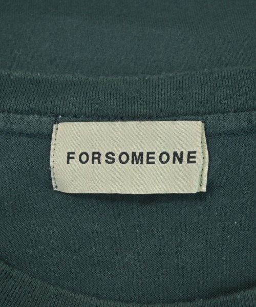 FORSOMEONE（フォーサムワン）Tシャツ・カットソー 緑 サイズ:46(XXL位) メンズ/2200653180014