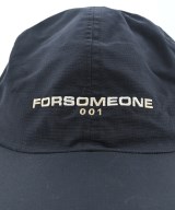 FORSOMEONE（フォーサムワン）キャップ 黒 サイズ:F メンズ/2200661122051
