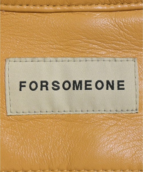 FORSOMEONE（フォーサムワン）ブルゾン 黄 サイズ:50(XL位) メンズ/2200652452082