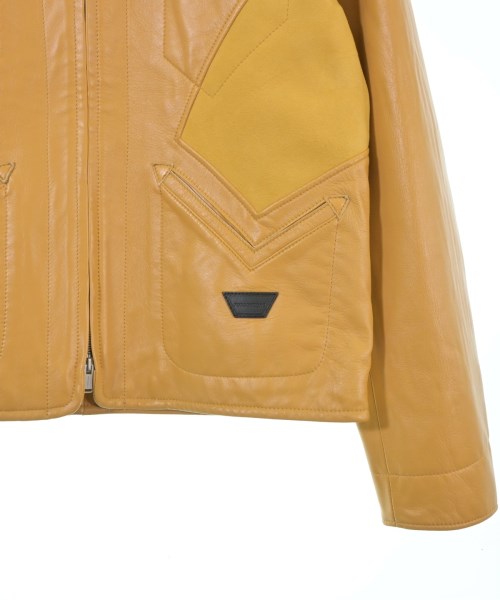 FORSOMEONE（フォーサムワン）ブルゾン 黄 サイズ:50(XL位) メンズ/2200652452082