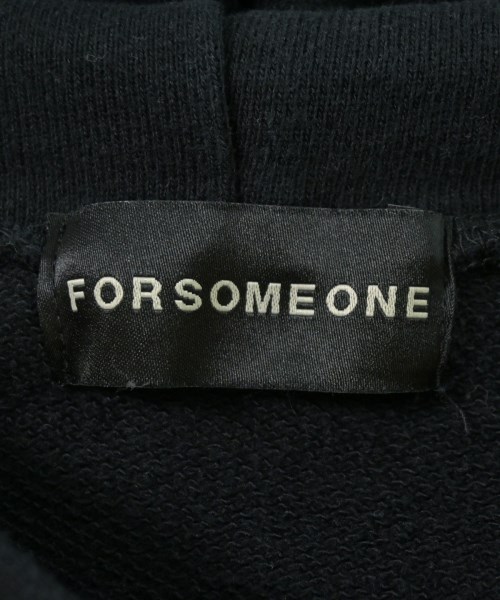 FORSOMEONE（フォーサムワン）パーカー 黒 サイズ:48(L位) メンズ/2200705547062