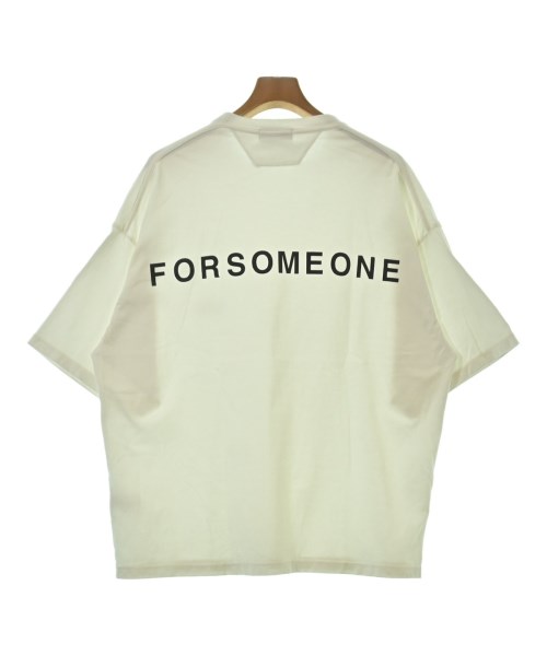FORSOMEONE（フォーサムワン）Tシャツ・カットソー 白 サイズ:48(L位) メンズ/2200705547109