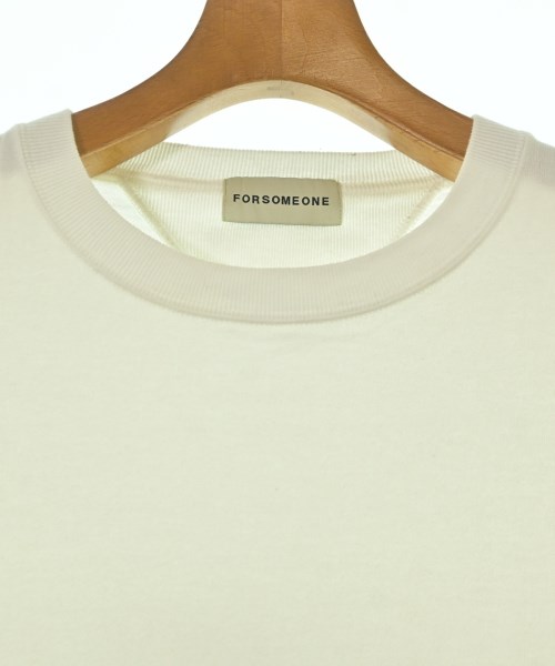 FORSOMEONE（フォーサムワン）Tシャツ・カットソー 白 サイズ:48(L位) メンズ/2200705547109