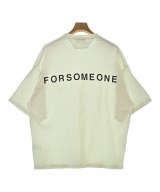 FORSOMEONE（フォーサムワン）Tシャツ・カットソー 白 サイズ:48(L位) メンズ/2200705547109
