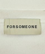 FORSOMEONE（フォーサムワン）Tシャツ・カットソー 白 サイズ:48(L位) メンズ/2200705547109