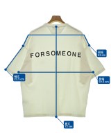FORSOMEONE（フォーサムワン）Tシャツ・カットソー 白 サイズ:48(L位) メンズ/2200705547109