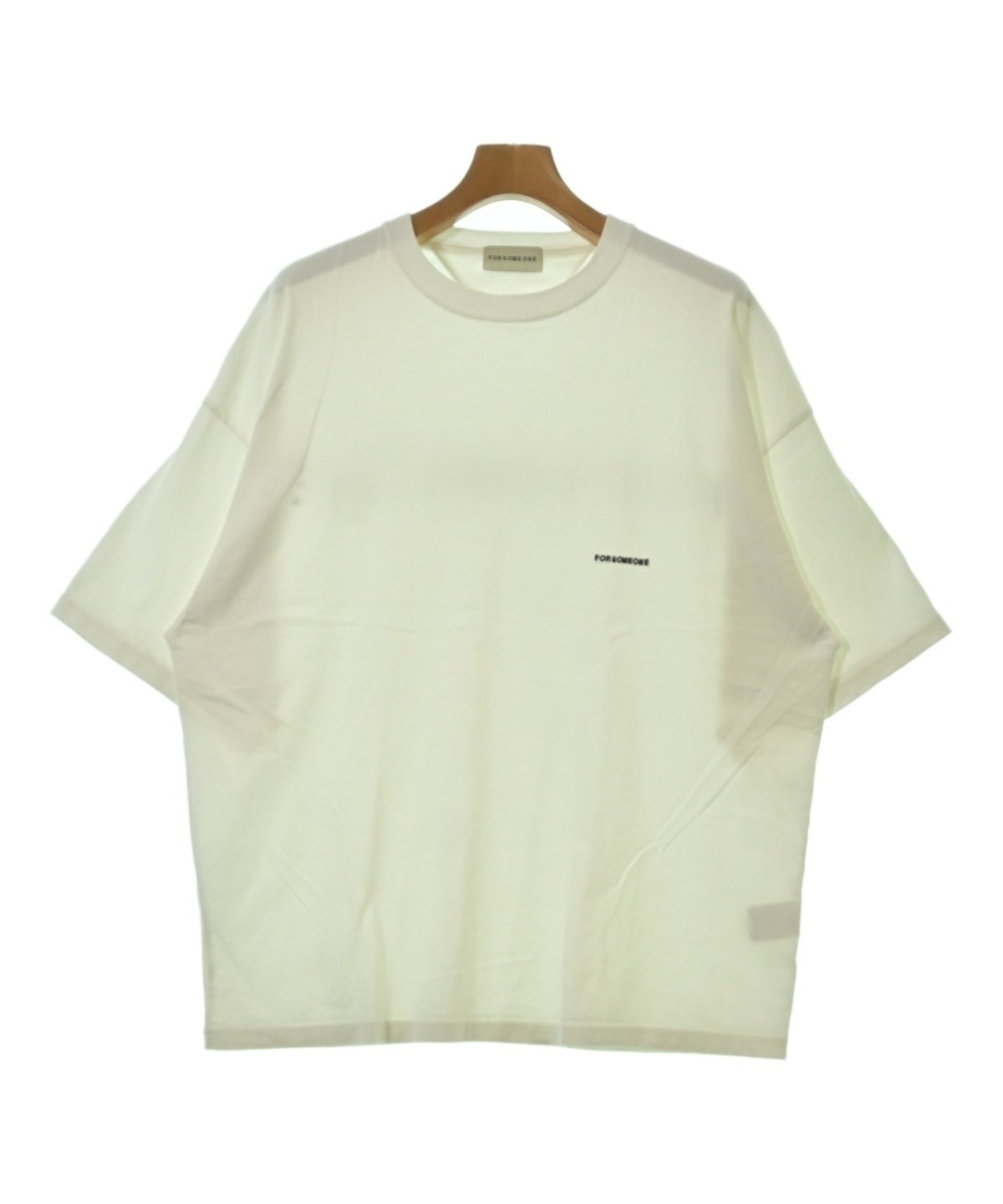 FORSOMEONE（フォーサムワン）Tシャツ・カットソー 白 サイズ:48(L位