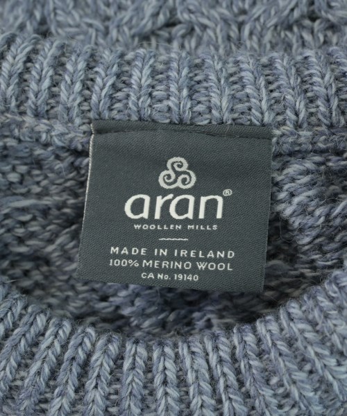 aran WOOLLEN MILLS（アランウーレンミルズ）ニット・セーター 青 サイズ:M メンズ/2200730419457