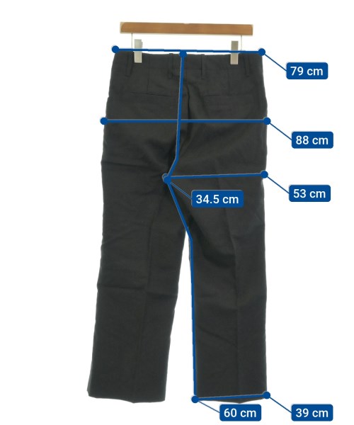 UDA（ユーディ―エー）スラックス 黒 サイズ:S メンズ/2200501551218