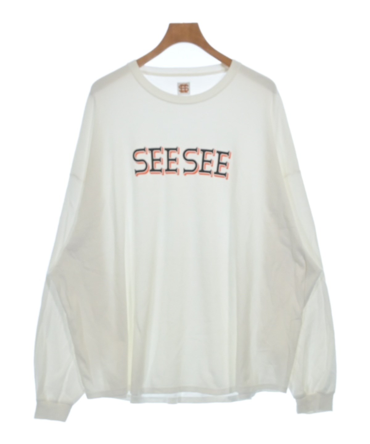 SEE SEE（シーシー）Tシャツ・カットソー 白 サイズ:L メンズ