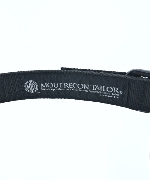 MOUT RECON TAILOR（マウトリーコンテーラー）ベルト 黒 サイズ:- メンズ/2200617751816