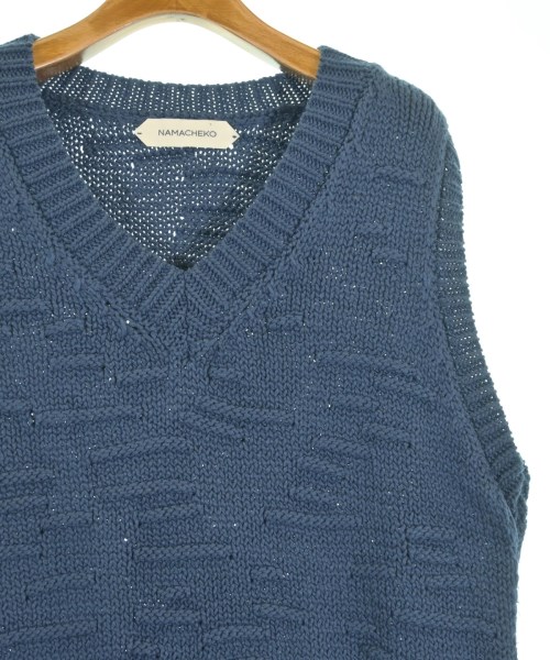 NAMACHEKO（ナマチェコ）ベスト 青 サイズ:M レディース/2200638105063