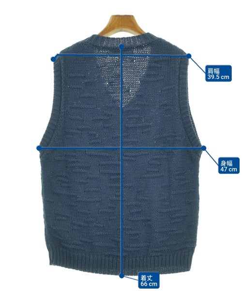 NAMACHEKO（ナマチェコ）ベスト 青 サイズ:M レディース/2200638105063