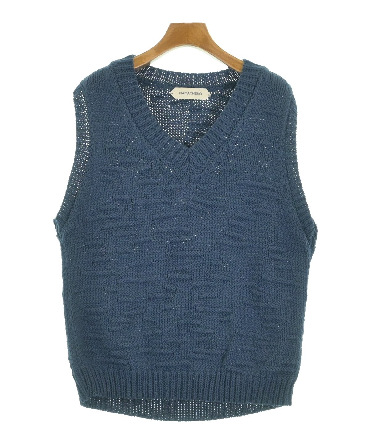 r*e様 NAMACHEKO ベスト NAMACHEKO（ナマチェコ）ベスト 青 サイズ:M レディース/2200638105063