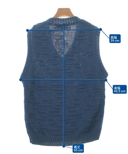 NAMACHEKO（ナマチェコ）ベスト 青 サイズ:S レディース/2200675749428