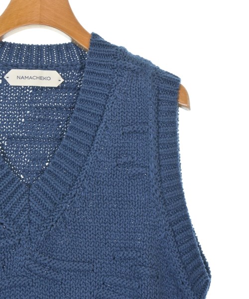 NAMACHEKO（ナマチェコ）ベスト 青 サイズ:S レディース/2200677386379