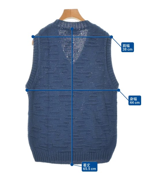 NAMACHEKO（ナマチェコ）ベスト 青 サイズ:S レディース/2200677386379