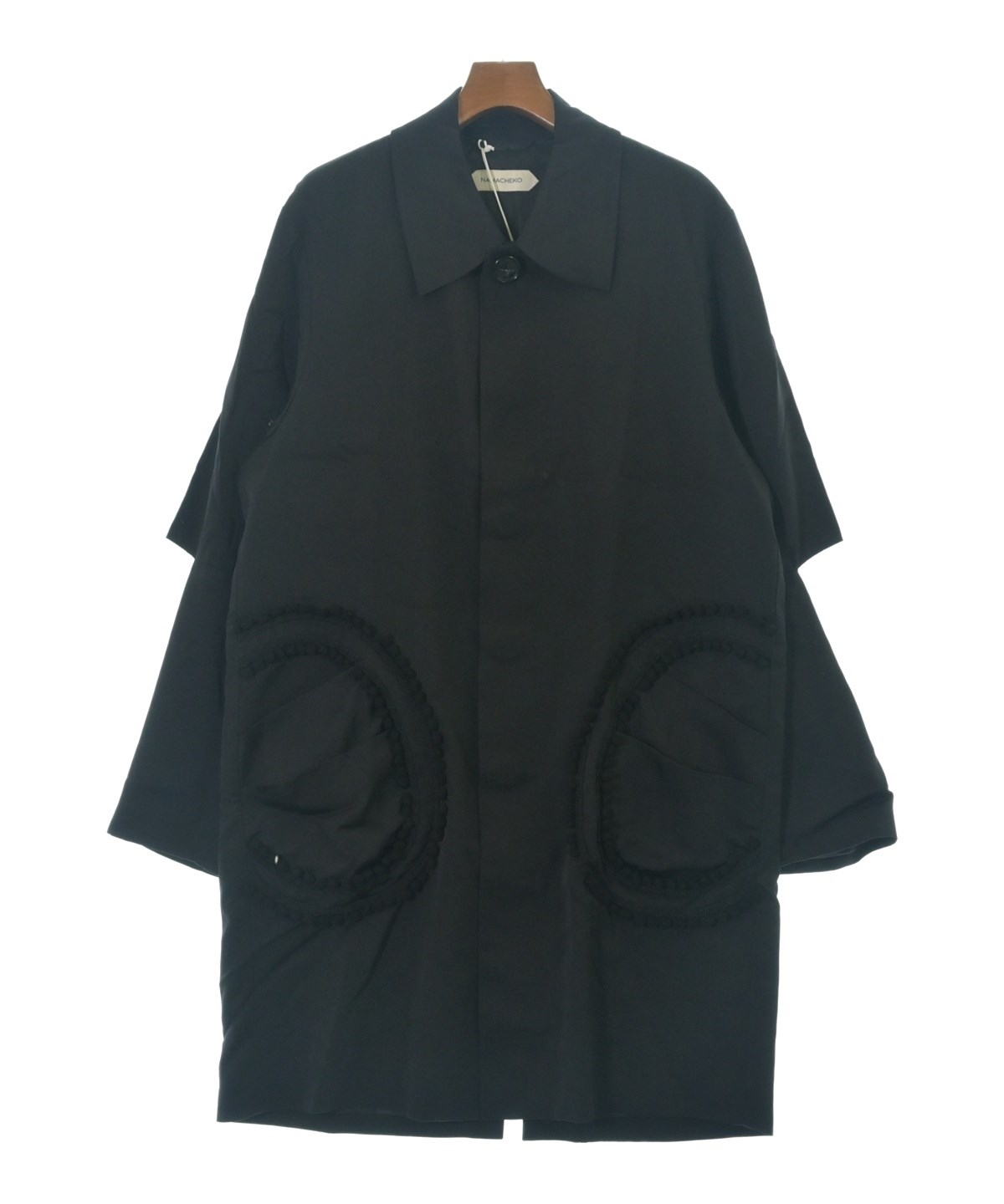 ナマチェコ コート 22ss NAMACHEKO zirru coat NAMACHEKO（ナマチェコ）コート 黒 サイズ:M メンズ/2200693957157