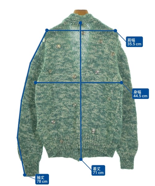 NAMACHEKO（ナマチェコ）ベスト 緑 サイズ:38(S位) レディース/2200670783236