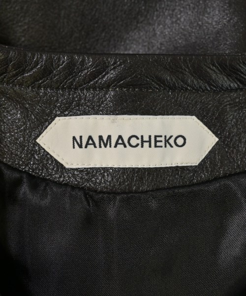 NAMACHEKO（ナマチェコ）ライダース 茶 サイズ:L メンズ/2200736774017