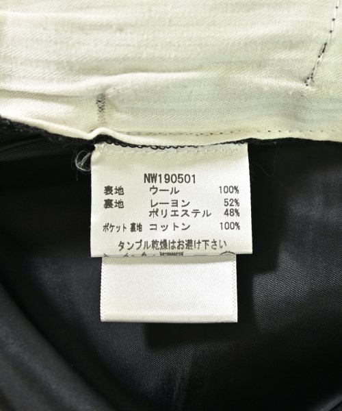 NAMACHEKO（ナマチェコ）スラックス 黒 サイズ:XS メンズ/2200722861035