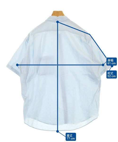 rajabrooke（ラジャブルック）カジュアルシャツ 青 サイズ:M メンズ/2200679644095