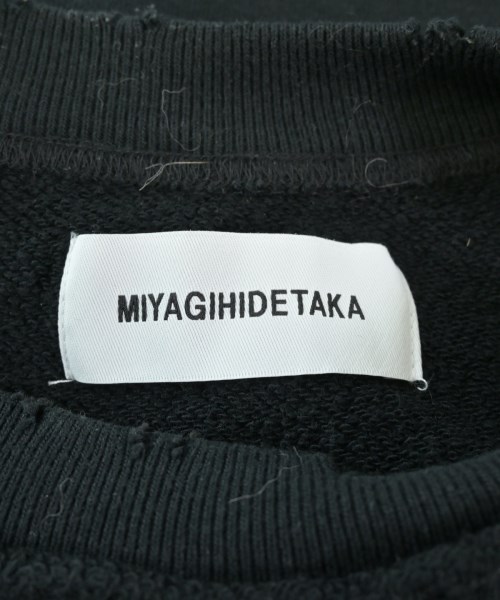 MIYAGI HIDETAKA（ミヤギヒデタカ）スウェット 黒 サイズ:3(L位) メンズ/2200710714466