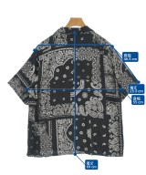 MIYAGI HIDETAKA（ミヤギヒデタカ）カジュアルシャツ 黒 サイズ:M メンズ/2200699691147