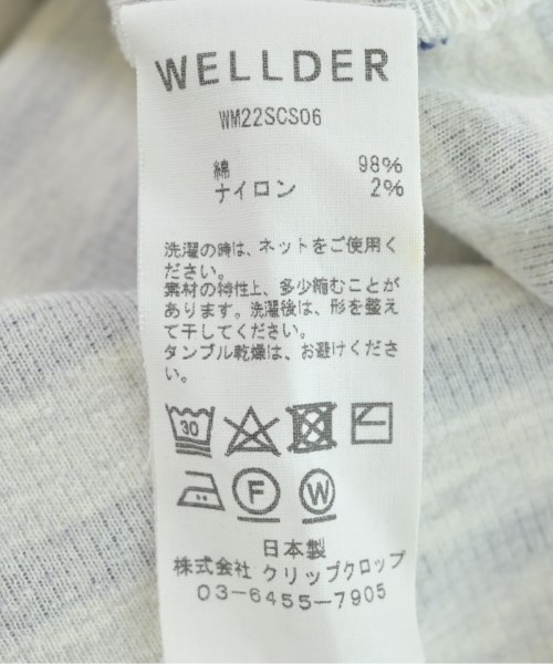 WELLDER（ウェルダー）Tシャツ・カットソー 白 サイズ:3(L位) レディース/2200705490146