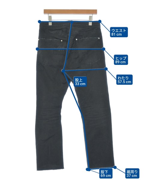 VYNER ARTICLES（ヴァイナーアーティクルズ）デニムパンツ 黒 サイズ:30(M位) メンズ/2200655217046