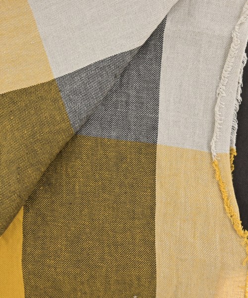 PLAIDIE（プレディー）ストール 黄 サイズ:- レディース/2200665747168