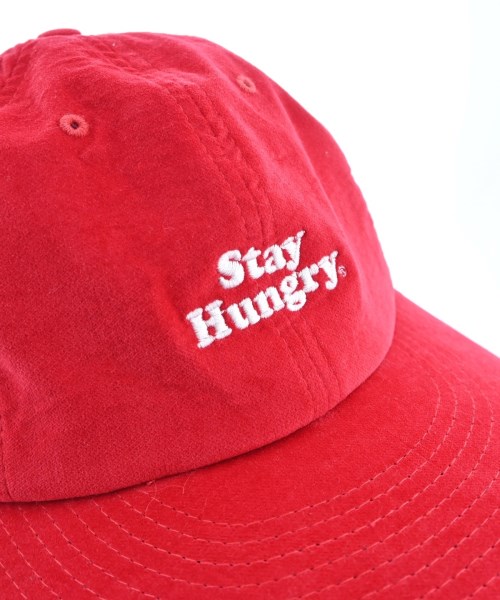 STAY HUNGRY（ステイハングリー）キャップ 赤 サイズ:- メンズ/2200674299184