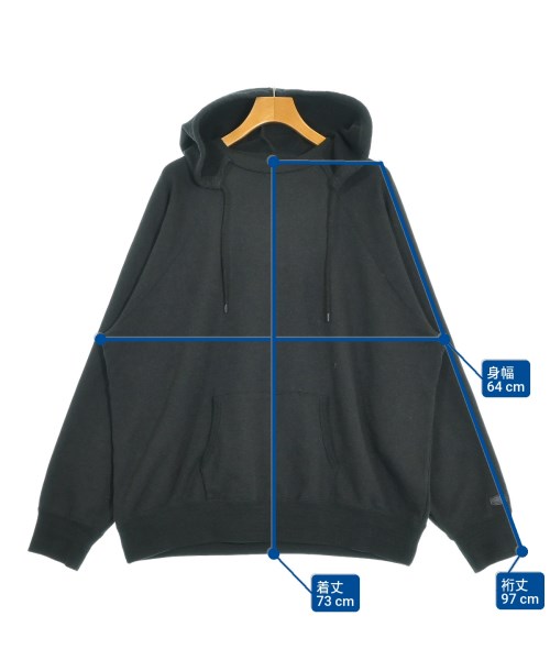 NICENESS（ナイスネス）パーカー 黒 サイズ:L メンズ/2200638672039