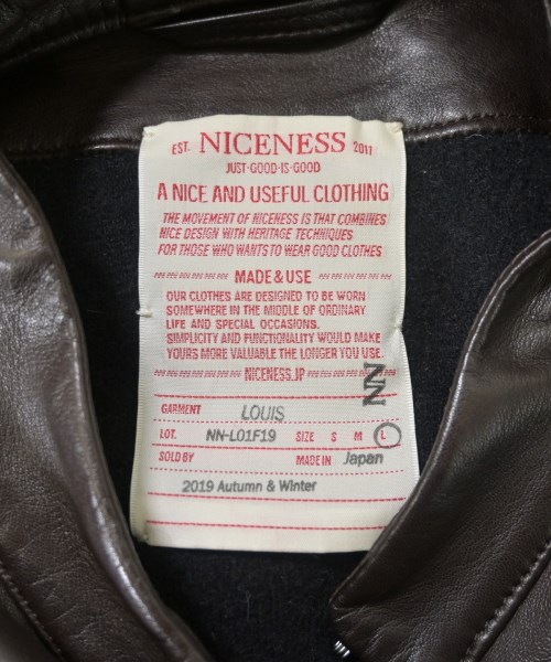 NICENESS（ナイスネス）その他 茶 サイズ:L メンズ/2200641179013