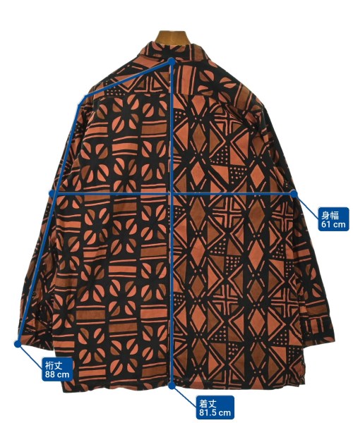 NICENESS（ナイスネス）カジュアルシャツ オレンジ サイズ:M メンズ/2200628931016