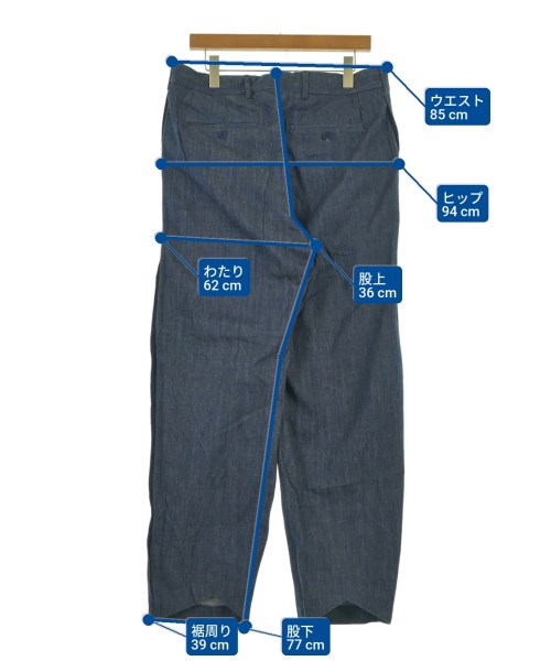 NICENESS（ナイスネス）デニムパンツ 紺 サイズ:L メンズ/2200632005178