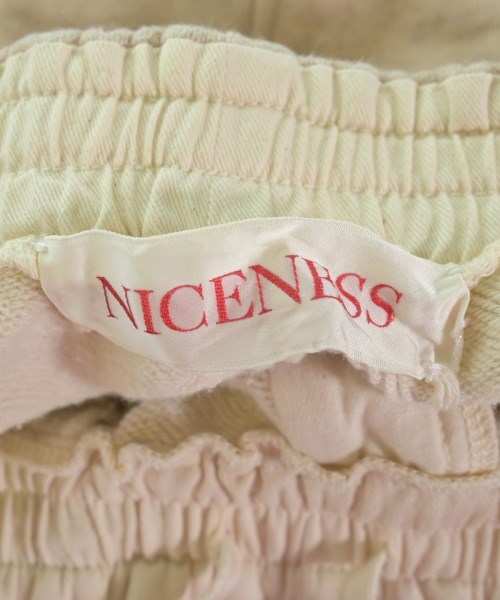 NICENESS（ナイスネス）スウェットパンツ ベージュ サイズ:F メンズ/2200612751057