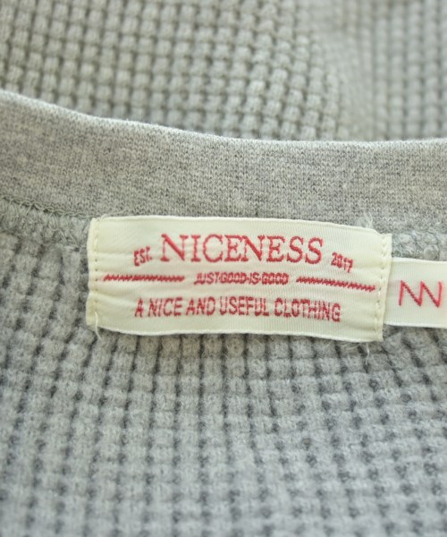 NICENESS（ナイスネス）Tシャツ・カットソー グレー サイズ:M メンズ/2200614093070