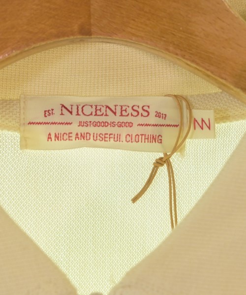 NICENESS（ナイスネス）ポロシャツ 白 サイズ:M メンズ/2200605926714