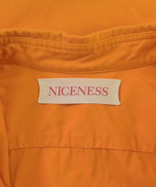 NICENESS（ナイスネス）カジュアルシャツ オレンジ サイズ:L メンズ/2200694174355