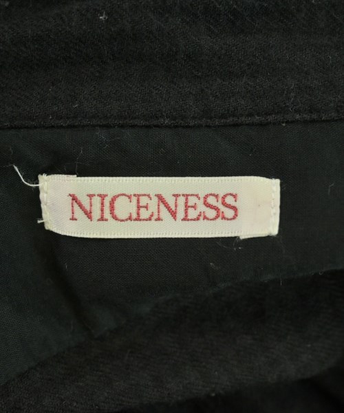 NICENESS（ナイスネス）カジュアルシャツ 黒 サイズ:M メンズ/2200716499077