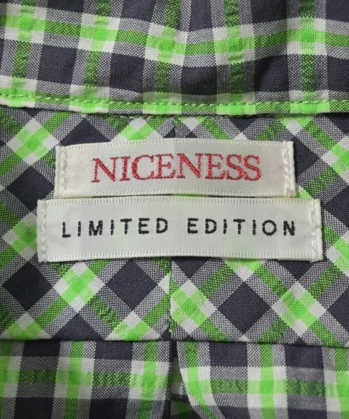 NICENESS（ナイスネス）カジュアルシャツ 緑 サイズ:M メンズ/2200717046010