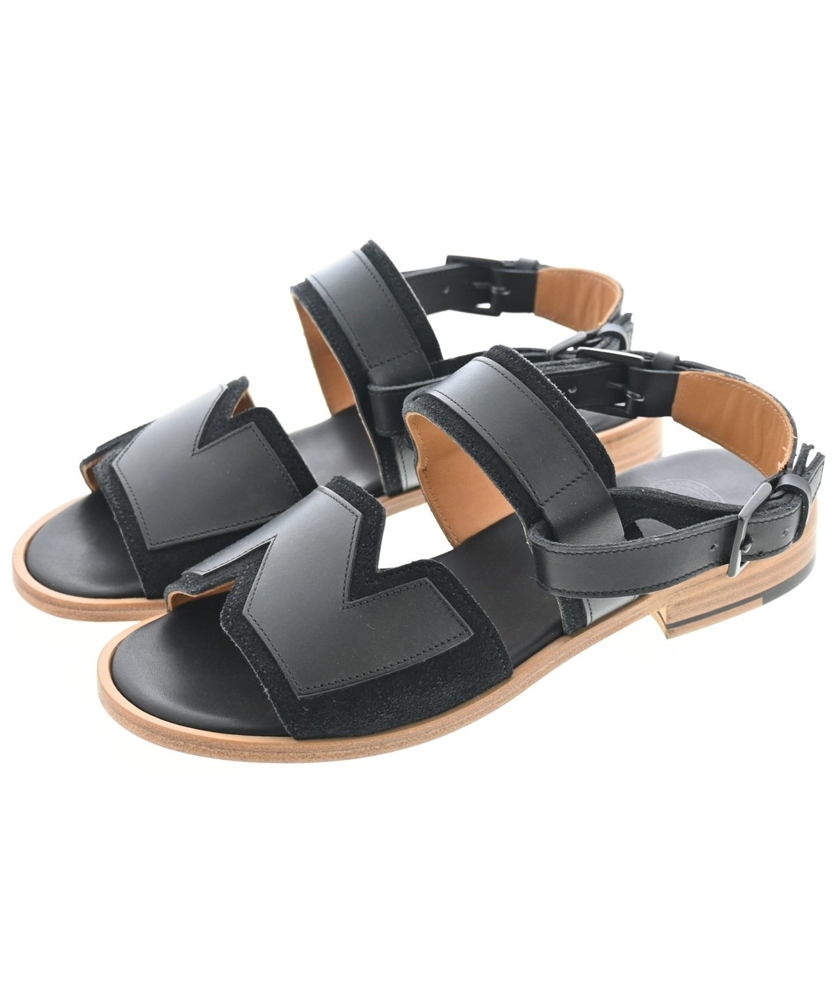 NICENESS（ナイスネス）サンダル 黒 サイズ:UK7(25.5cm位) メンズ