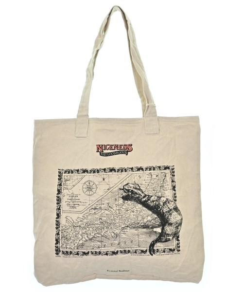 NICENESS(ナイスネス)トートバッグ 白 サイズ:F/2200664263027