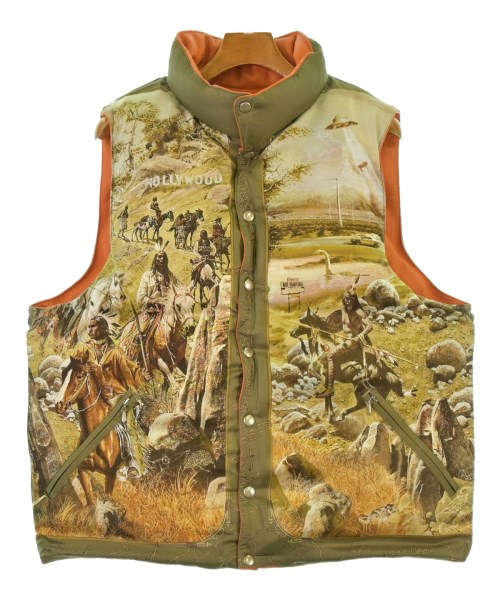 NICENESS（ナイスネス）ダウンジャケット/ダウンベスト オレンジ サイズ:L メンズ/2200664716028