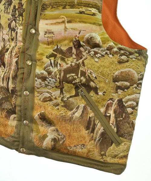 NICENESS（ナイスネス）ダウンジャケット/ダウンベスト オレンジ サイズ:L メンズ/2200664716028